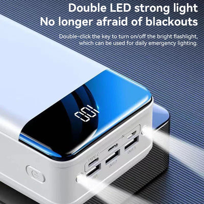 100,000 mAh Fast-Charge Portable Power Bank