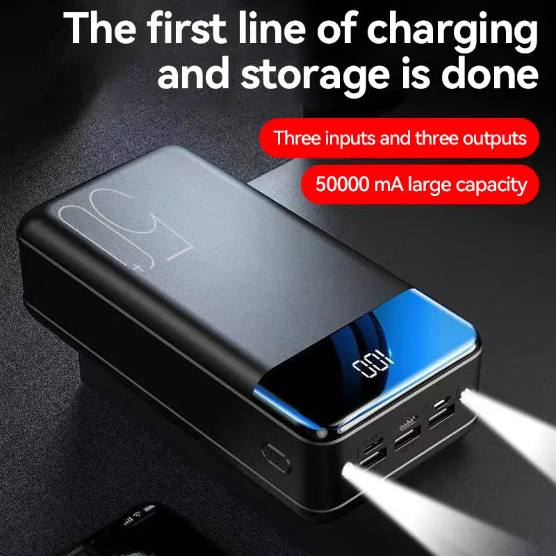 100,000 mAh Fast-Charge Portable Power Bank