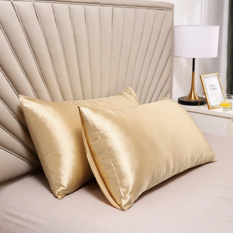 Soft Silk Pillowcases 2-Pack