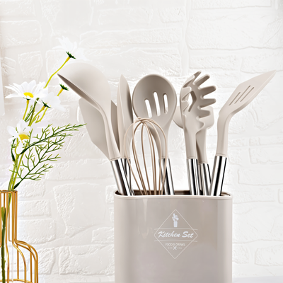 12-Piece Silicone Kitchen Utensil Set