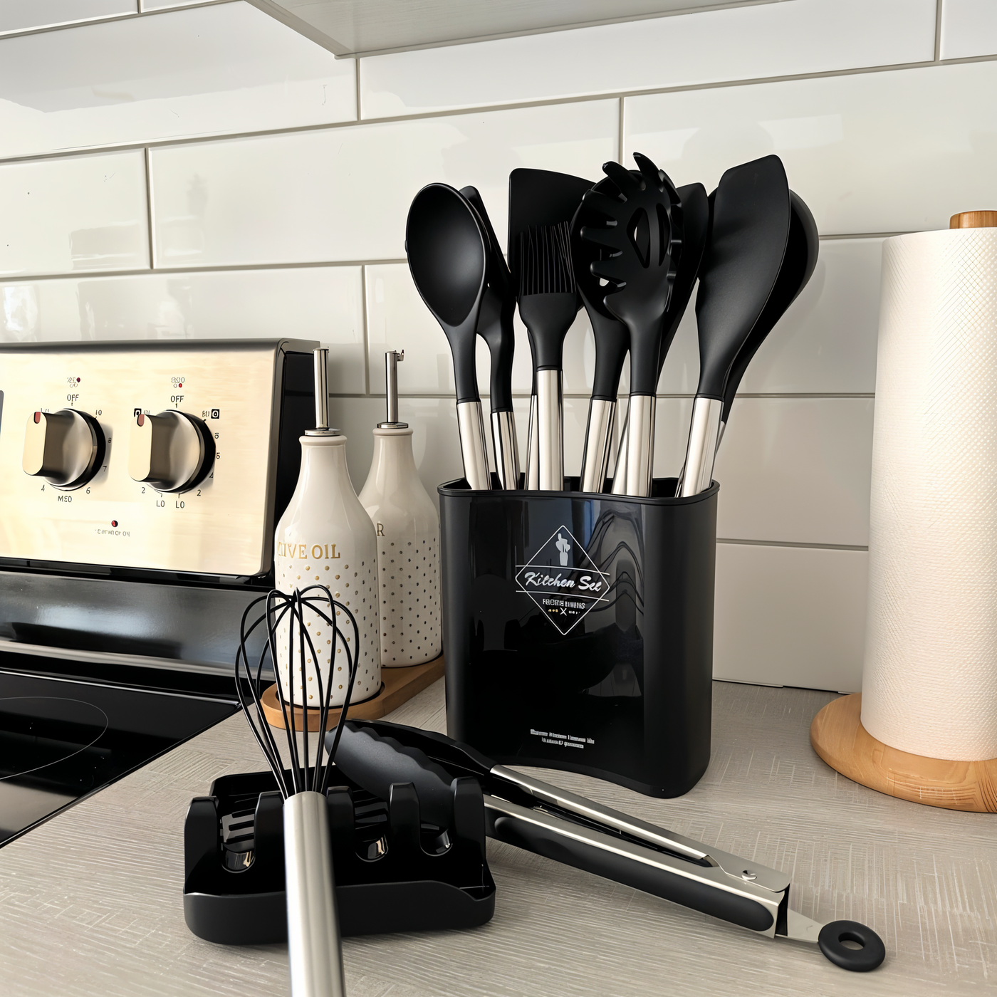 12-Piece Silicone Kitchen Utensil Set