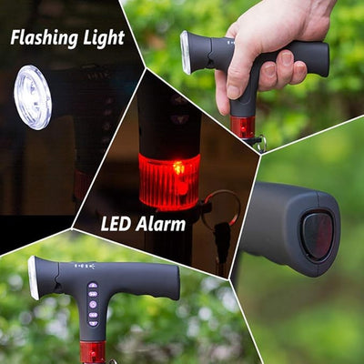 Adjustment Walking Crutches with Lights