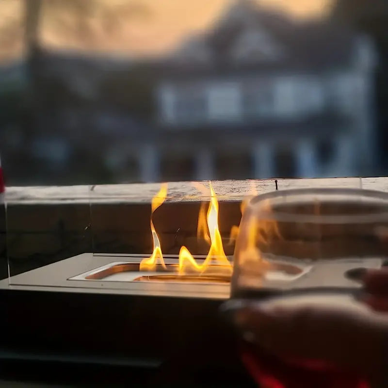 Compact Bioethanol Outdoor Fireplace