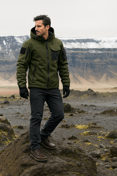 Waterproof Tactical Hooded Zip Jacket
