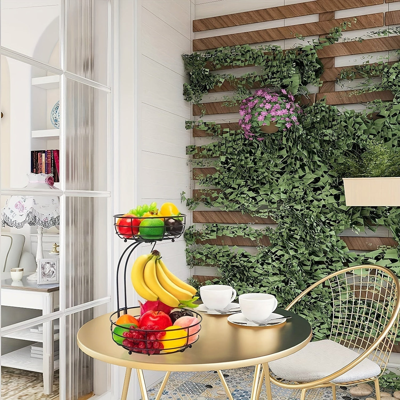 2-Tier Fruit Basket Kitchen Organizer