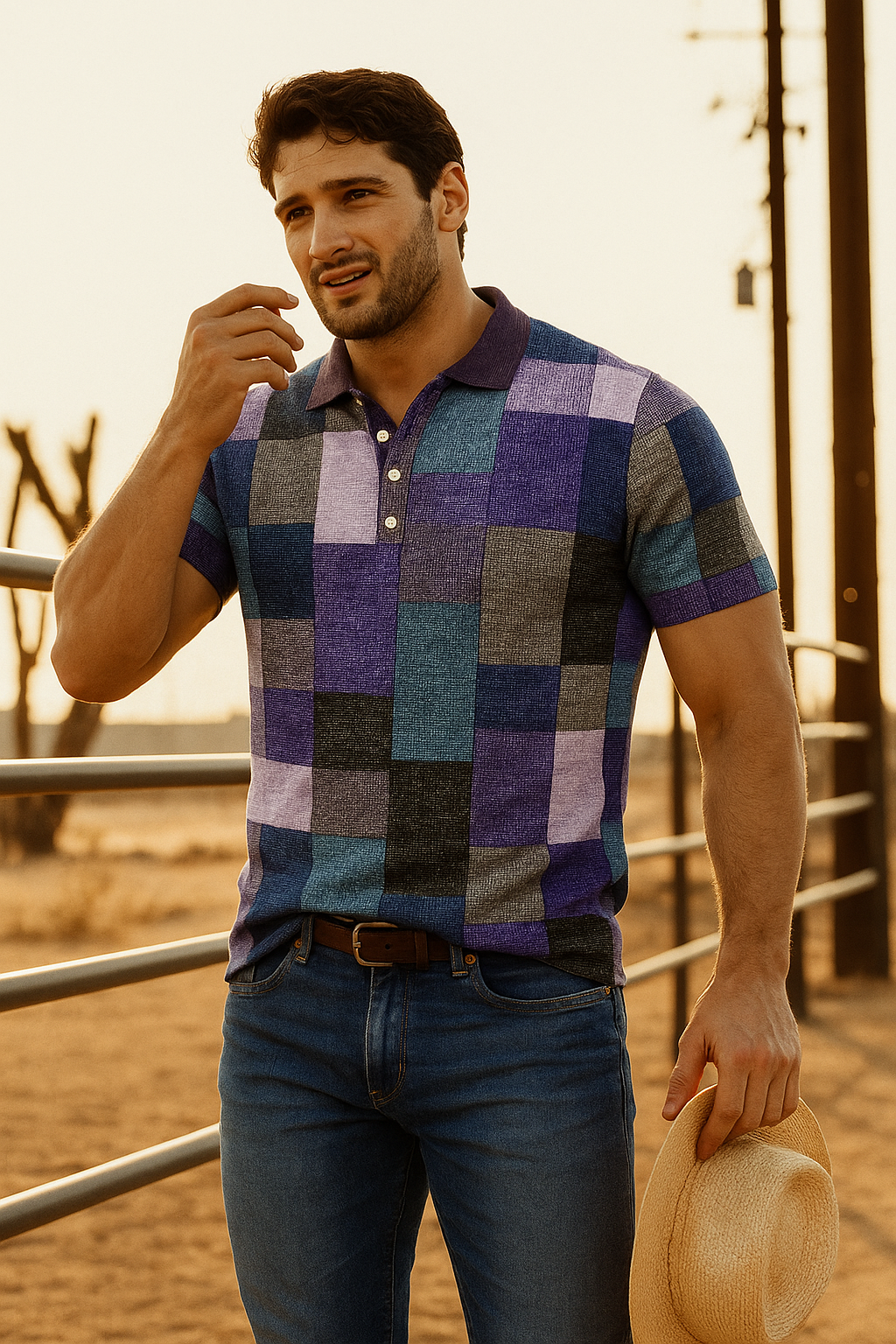 Stylish Multi-Color Polo Shirt