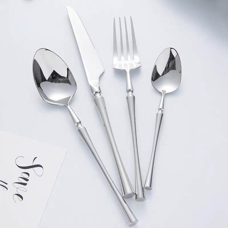24PCS Stainless Steel Dining Cutlery Set