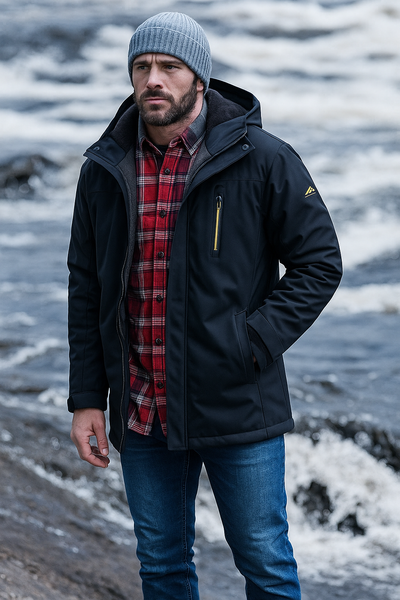 Weather-Resistant Jacket With Zip Pockets