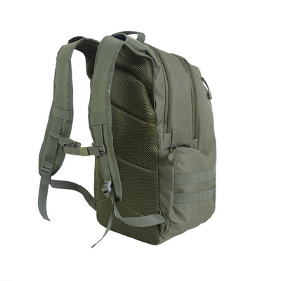 45L tactical hiking rucksack with durable material, ergonomic design and multiple compartments.