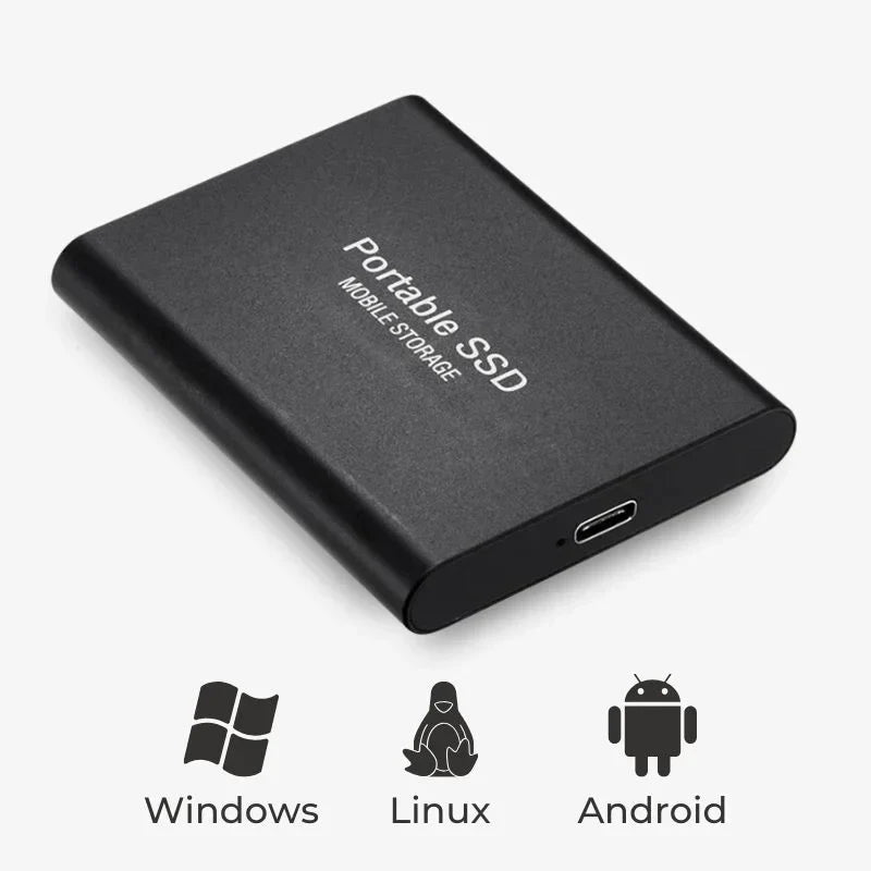 Portable SSD Hard Drive - 4TB/2TB/1TB