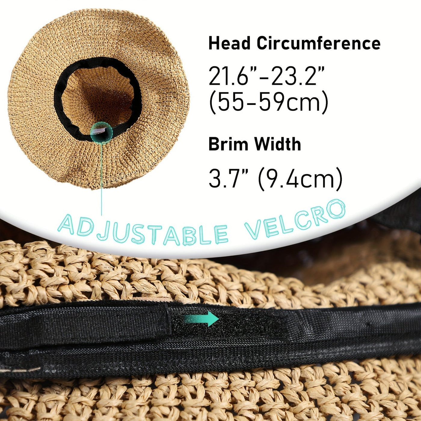 Crochet Boho Summer Straw Hat