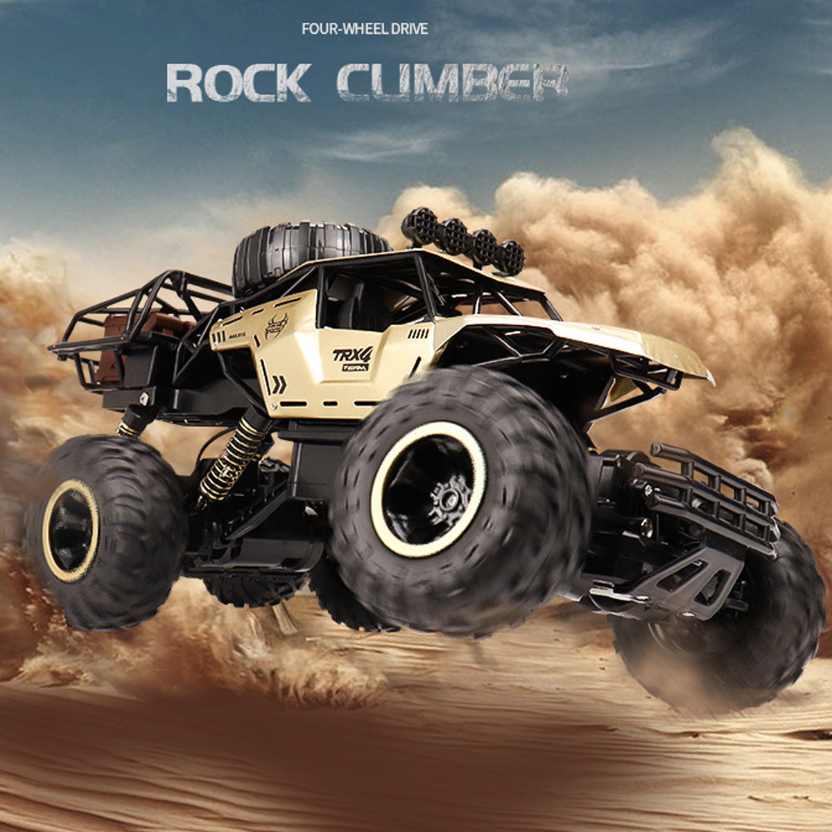 6-Wheel RC Monster Truck Toy
