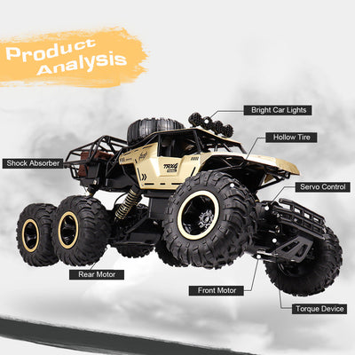 6-Wheel RC Monster Truck Toy