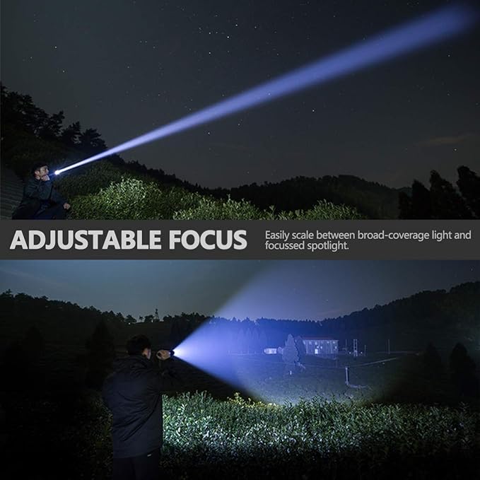 High-Power Rechargeable LED Flashlight