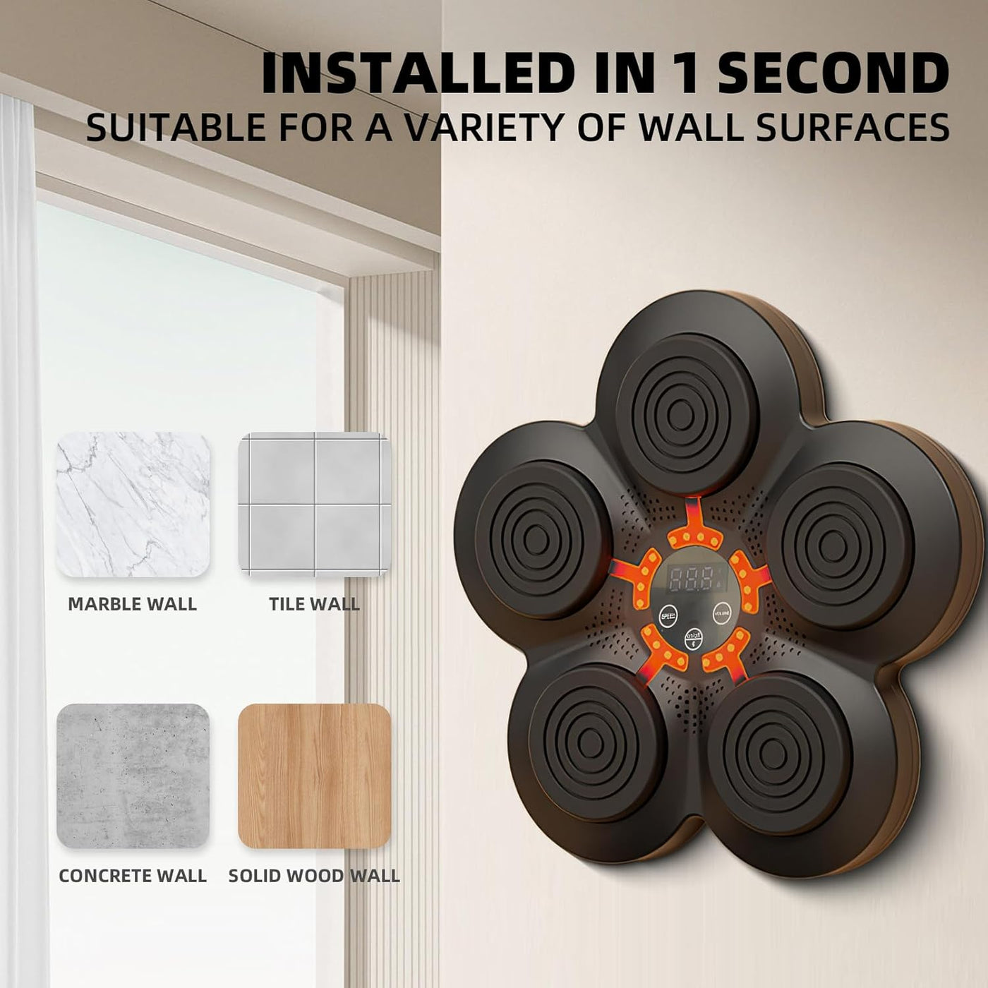 Wall-Mounted Music Boxing Machine