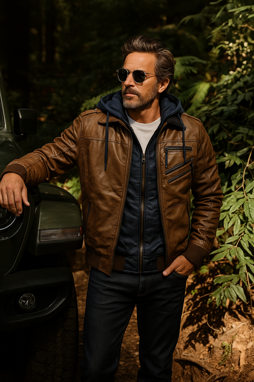 Premium Casual Leather Jacket