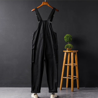 Unisex Cargo Overalls with Pockets