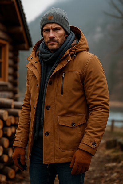 Outdoor Jacket With Hood Lining