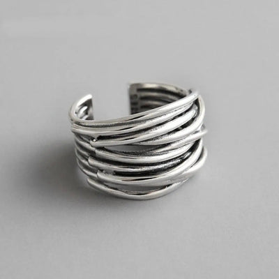Elegant Handcrafted Silver Ring
