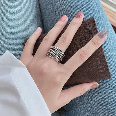 Elegant Handcrafted Silver Ring