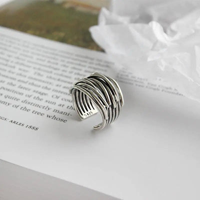 Elegant Handcrafted Silver Ring