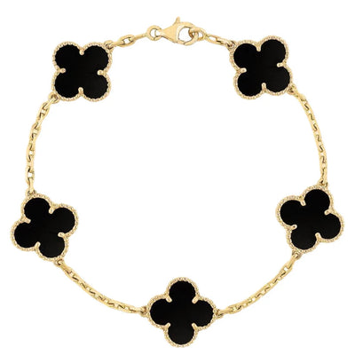 Clover Leaf Charm Bracelet