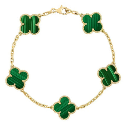 Clover Leaf Charm Bracelet