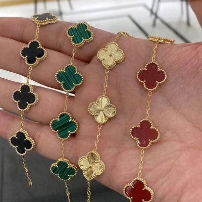 Clover Leaf Charm Bracelet