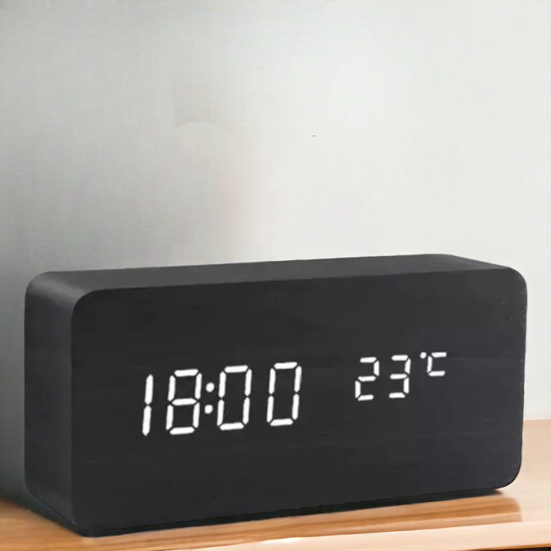 LED Alarm Clock With Voice Control