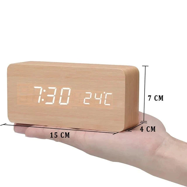 LED Alarm Clock With Voice Control