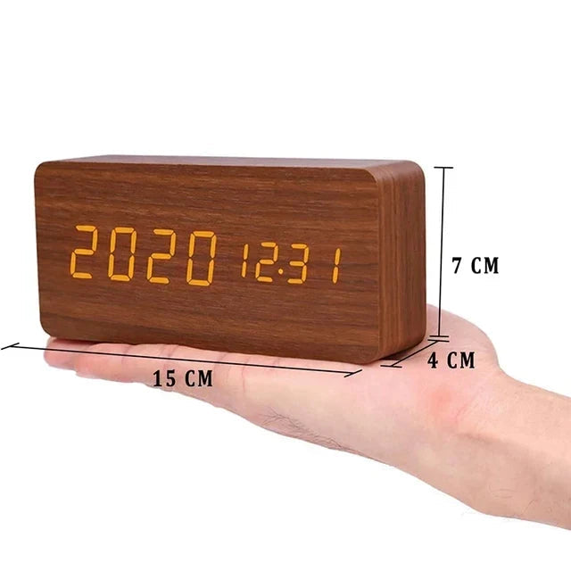 LED Alarm Clock With Voice Control