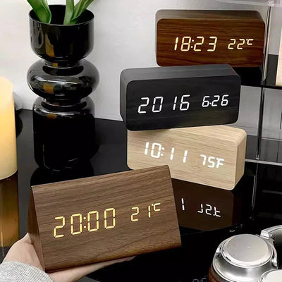 LED Alarm Clock With Voice Control