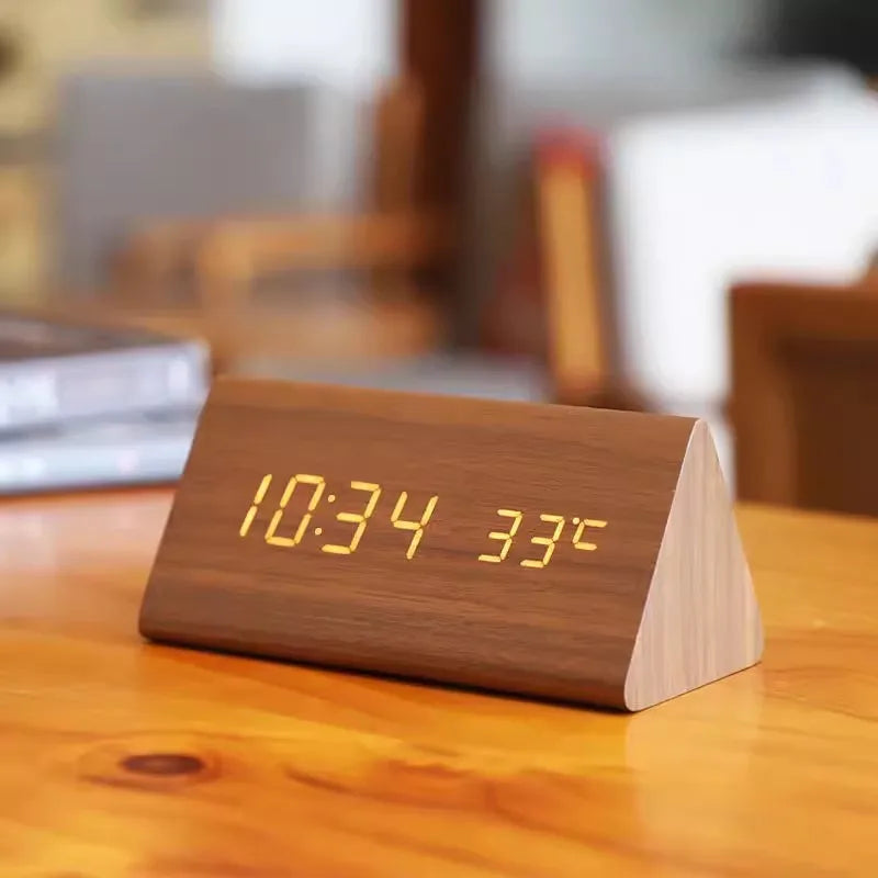 LED Alarm Clock With Voice Control