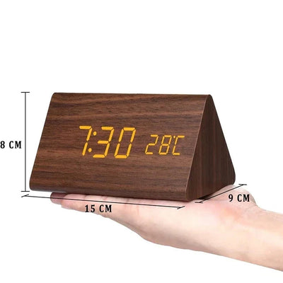 LED Alarm Clock With Voice Control
