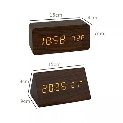 LED Alarm Clock With Voice Control