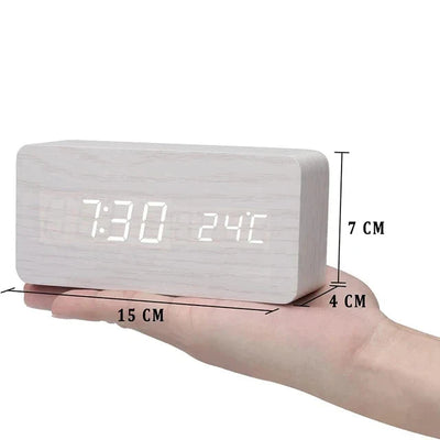 LED Alarm Clock With Voice Control
