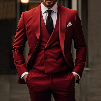 Men's Luxury Three-Piece Formal Suit