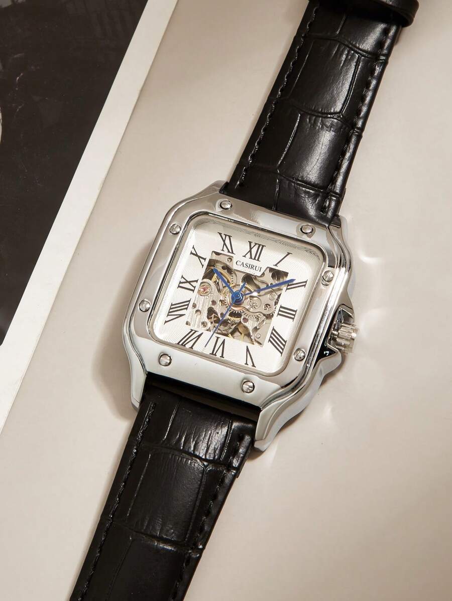 Mechanical Square Dial Watch