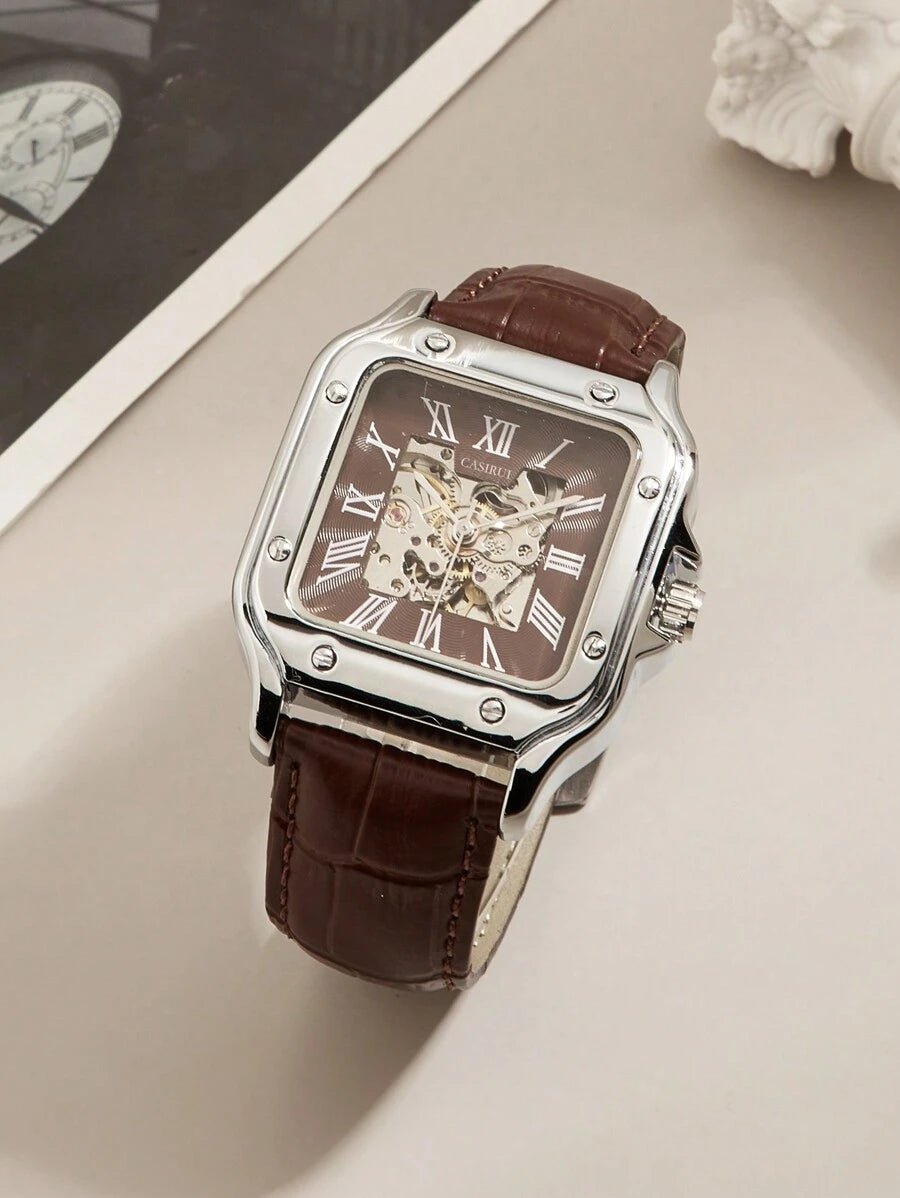 Mechanical Square Dial Watch