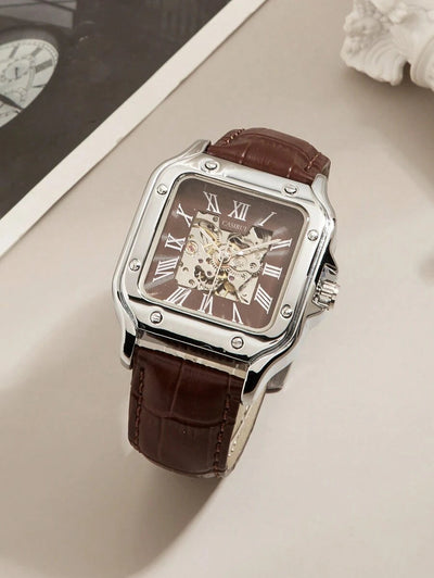 Mechanical Square Dial Watch