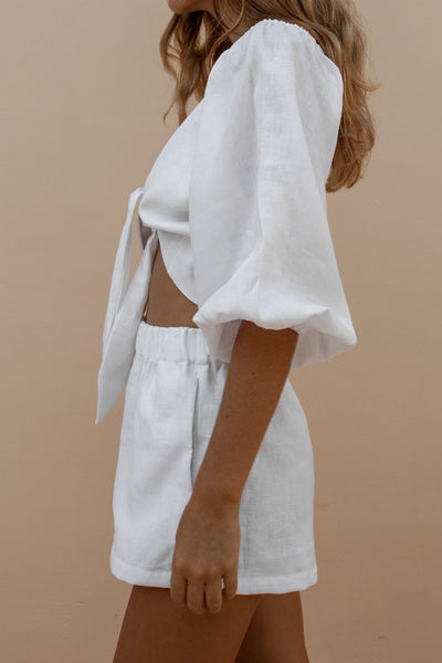 White Summer Co-Ord Set Women