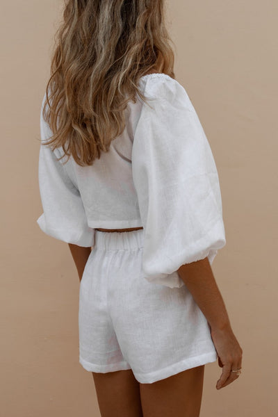 White Summer Co-Ord Set Women