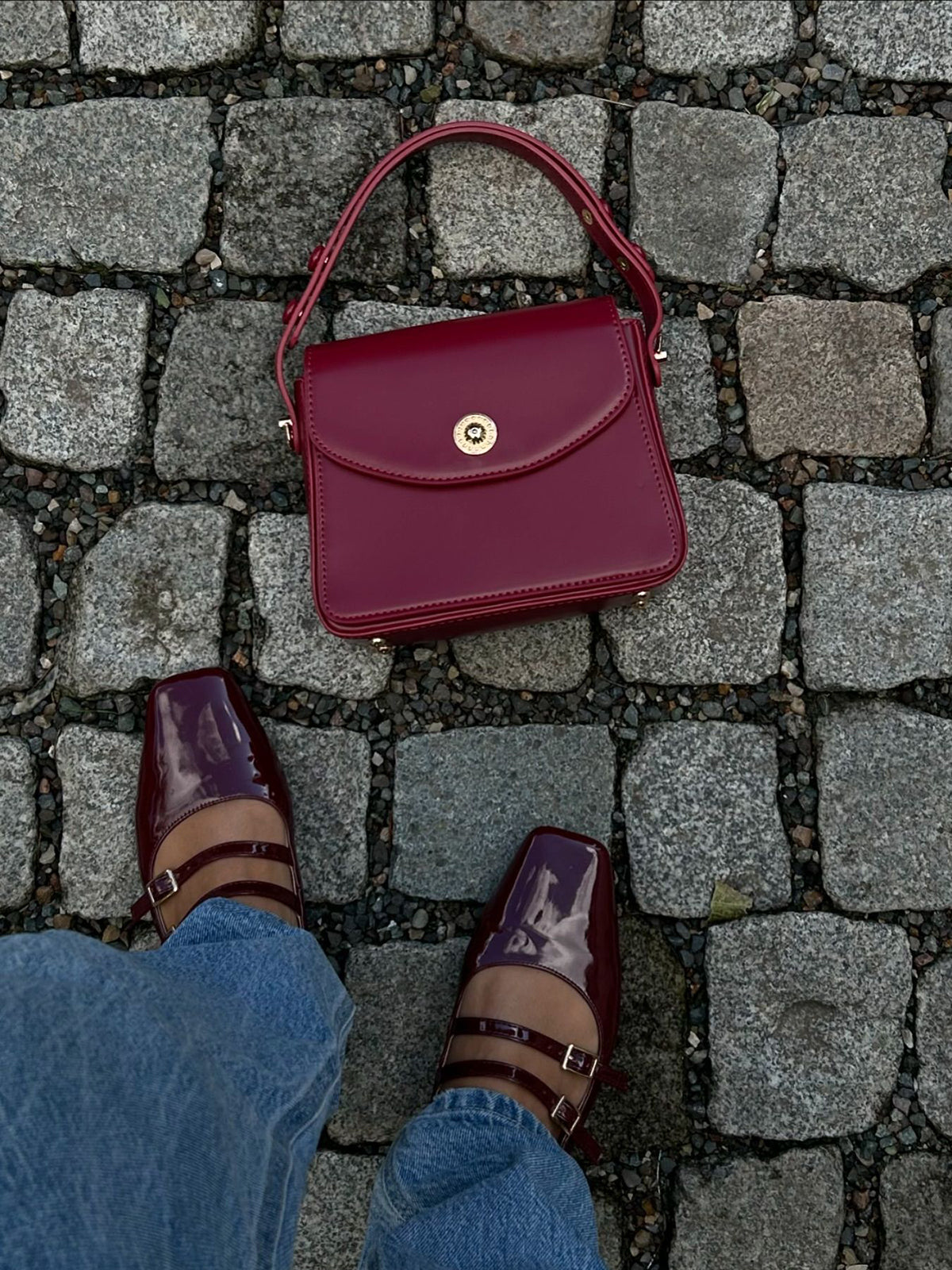 Vintage Red Women's Shoulder Bag