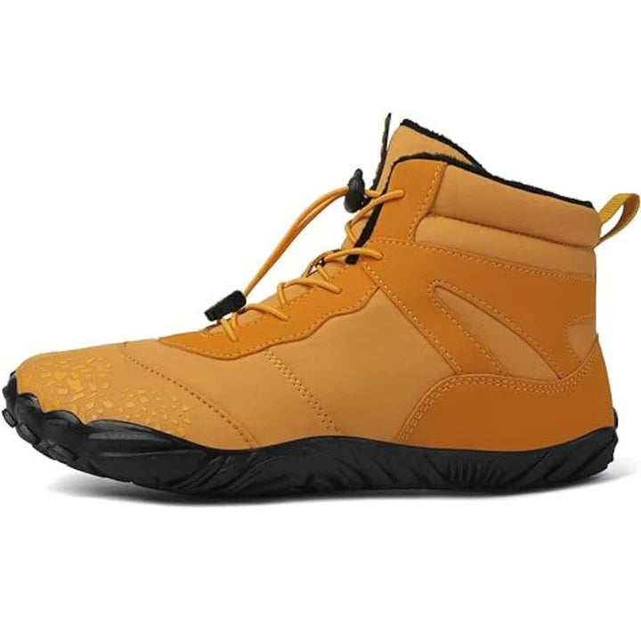 Durable, waterproof hiking boots with a flexible sole and breathable design for outdoor adventures.
