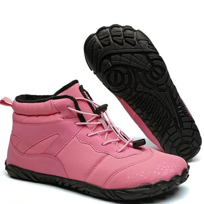Durable, waterproof hiking boots with a flexible sole and breathable design for outdoor adventures.