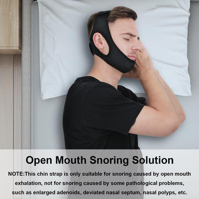 Adjustable Anti-Snore Chin Strap