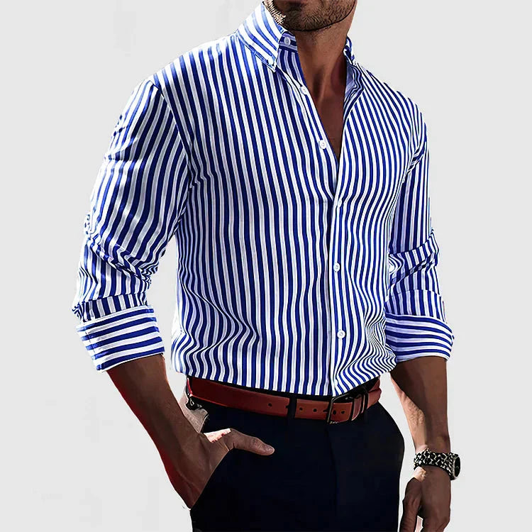 Classic Lightweight Striped Men's Shirt