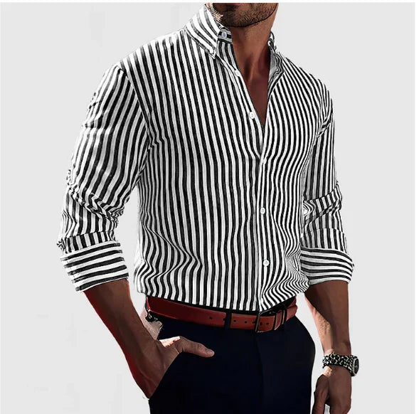 Classic Lightweight Striped Men's Shirt