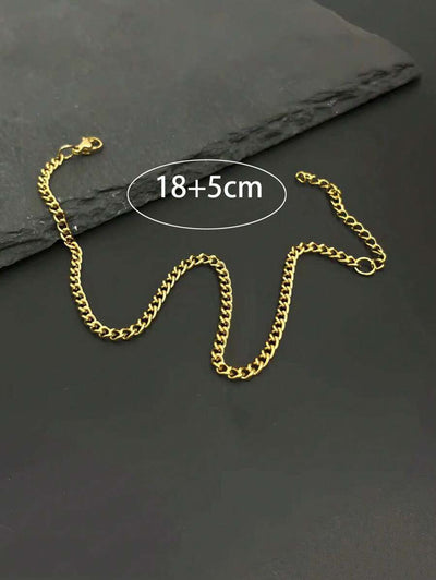 Classic Stainless Steel Chain Bracelet