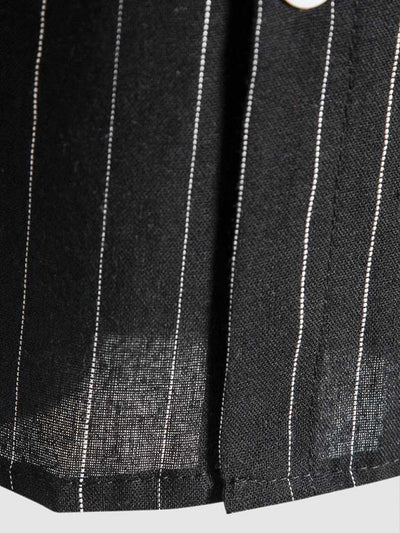 Old Money Elegant Stripe Shirt